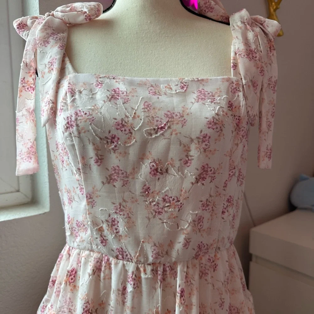 Trixxi Floral Juniors Mini Dress - Picture 3 of 9